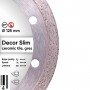 Круг алмазний вiдрiзний 1A1R 125x1,2/1,0x8x22,23 Decor Slim - фото 3
