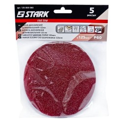 Папір шліфувальний Stark D125 мм з. 60 5 шт.(125005060)