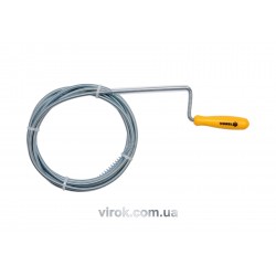 Трос для чистки каналізаційних труб VOREL 6 мм 3 м Трос для чистки каналізаційних труб VOREL 6 мм 3 м