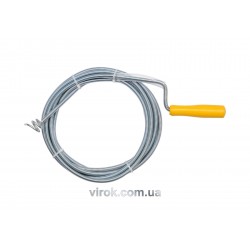 Трос для чистки каналізаційних труб VOREL 9 мм 5 м Трос для чистки каналізаційних труб VOREL 9 мм 5 м