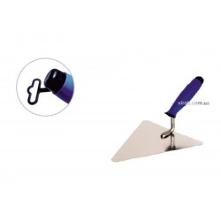 Кельма муляра трикутна з нержавійки PROFI ТМ VIROK 200 мм двокомпонентна ручка