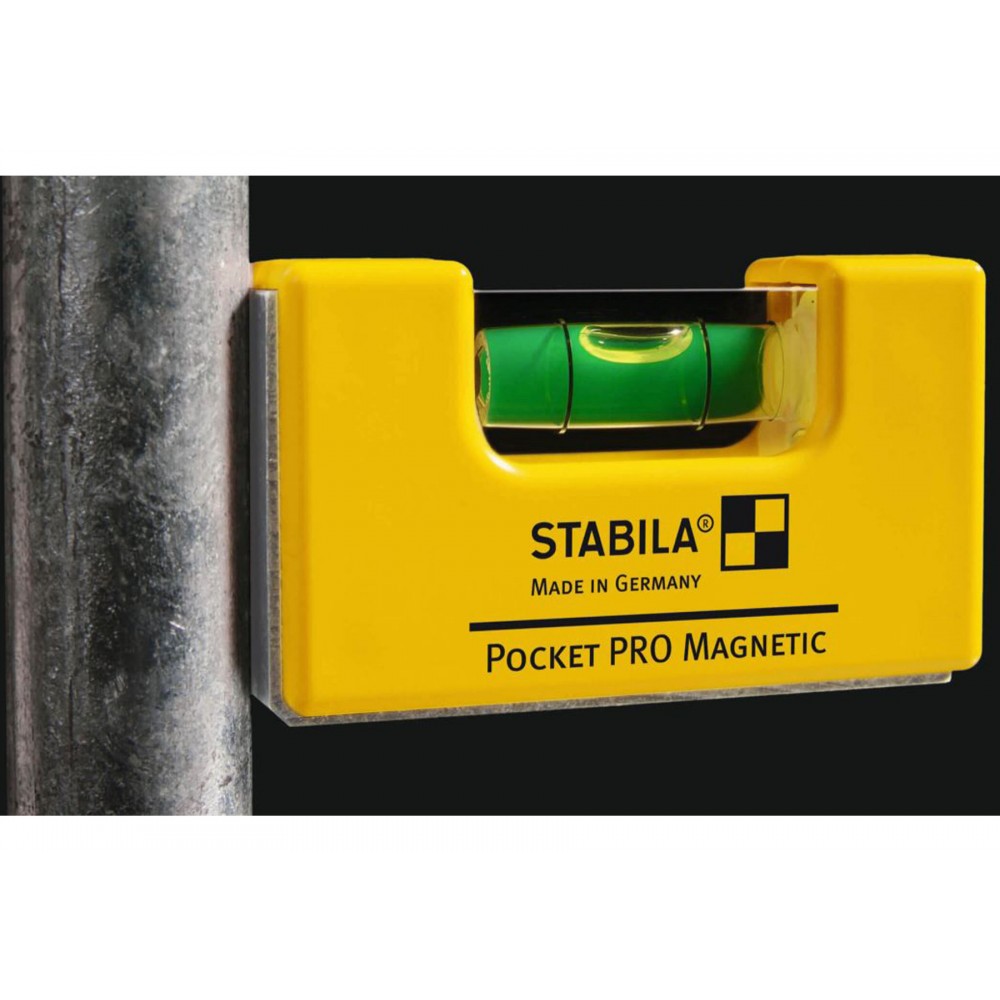 Рівень міні магнітний STABILA Pocket PRo Magnetic 7 х 2 х 4 см - фото 2 Рівень міні магнітний STABILA Pocket PRo Magnetic 7 х 2 х 4 см - фото 2