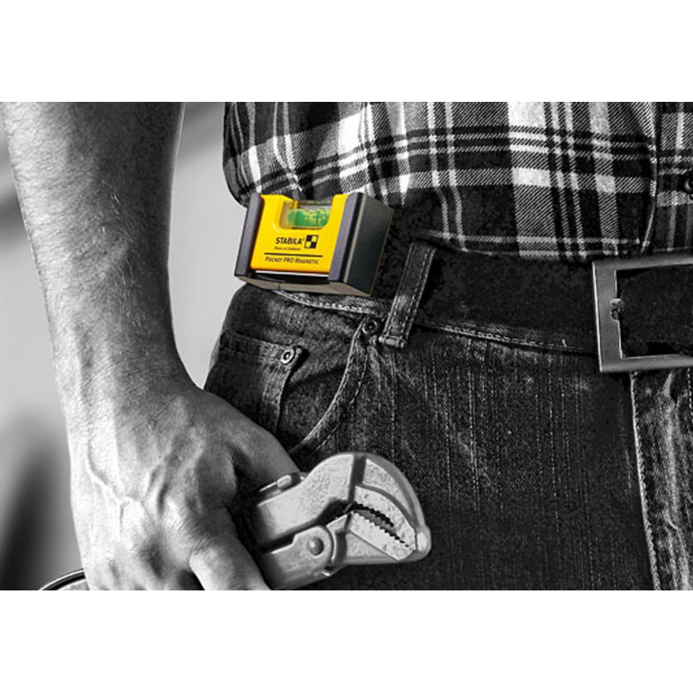 Рівень міні магнітний STABILA Pocket PRo Magnetic 7 х 2 х 4 см - фото 3 Рівень міні магнітний STABILA Pocket PRo Magnetic 7 х 2 х 4 см - фото 3