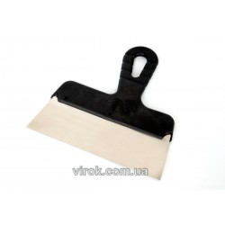 Шпатель малярний з нержавіючої сталі VIROK 350 мм з пластиковою ручкою