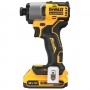 Шурупокрут ударний акумуляторний безщітковий DeWALT DCF840D2T - фото 5