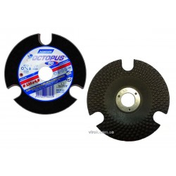 Круг шліфувальний по металу і нержавіючій сталі "NORTON OCTOPUS" Ø=125х22.2 мм t=4.0 мм P60 з прорізами Круг шліфувальний по металу і нержавіючій сталі "NORTON OCTOPUS" Ø=125х22.2 мм t=4.0 мм P60 з прорізами