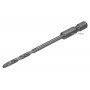 Свердло універсальне STHOR з шестигранним хвостовиком 1/4" 4 х 80/30 мм YG6X - фото 5
