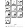 Свердло універсальне STHOR з шестигранним хвостовиком 1/4" 7 х 110/60 мм YG6X - фото 5