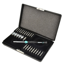 Викрутка Whirlpower 130-1126 із набором біт та головок 26 од. для точної механіки Викрутка Whirlpower 130-1126 із набором біт та головок 26 од. для точної механіки