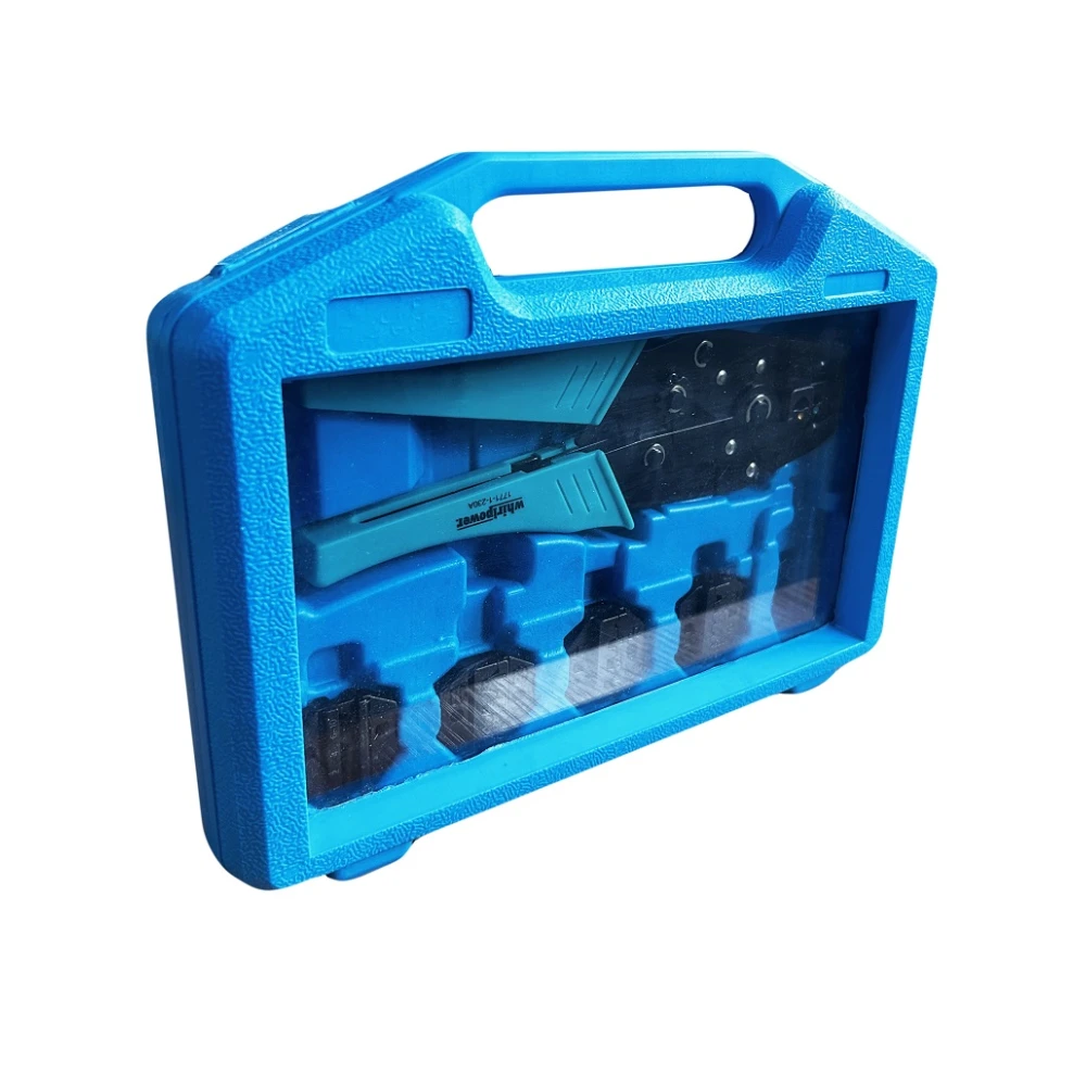 Набір інструментів для обжиму проводів Whirlpower 5 од. у кейсі (177-0105) - фото 1 Набір інструментів для обжиму проводів Whirlpower 5 од. у кейсі (177-0105) - фото 1