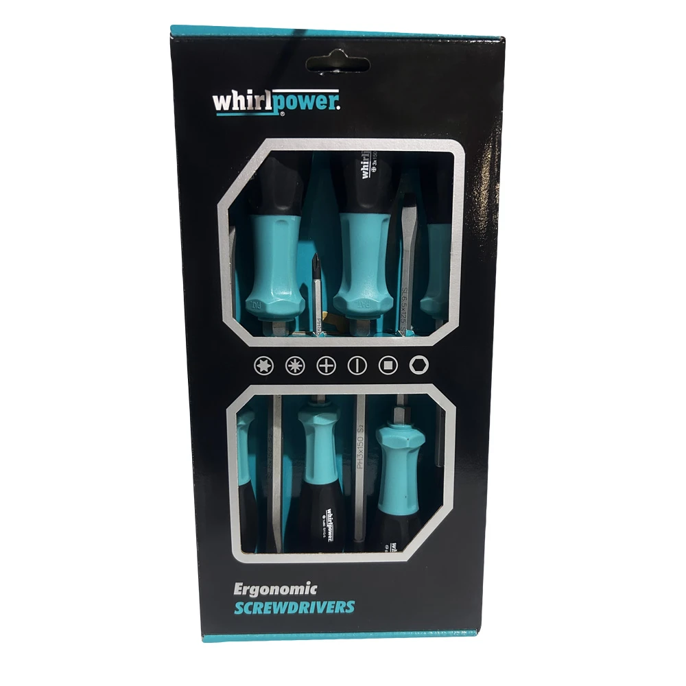 Набір ударних викруток Whirlpower під ключ 6 шт (WP0001-SD) - фото 1 Набір ударних викруток Whirlpower під ключ 6 шт (WP0001-SD) - фото 1