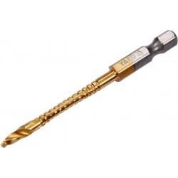 Свердло фрезерувальне по металу YATO HSS-TIN 4 x 78 мм HEX - 1/4"