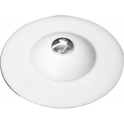 Корок для ванни силіконовий білий FALA Ø= 100 мм