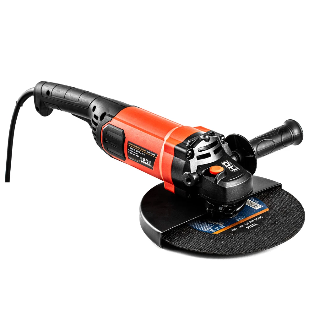 Болгарка мережева GTM AG230/2300HD із плавним пуском (AG230/2300HD) - фото 1 Болгарка мережева GTM AG230/2300HD із плавним пуском (AG230/2300HD) - фото 1