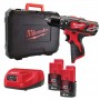 Дриль-шуруповерт MILWAUKEE M12 BDD-202C обертовий момент 30 Нм 4933441915 (+2 акумулятори, зарядний - фото 15