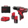 Дриль-шуруповерт MILWAUKEE M12 BDD-202C обертовий момент 30 Нм 4933441915 (+2 акумулятори, зарядний - фото 15