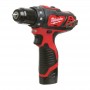 Дриль-шуруповерт MILWAUKEE M12 BDD-202C обертовий момент 30 Нм 4933441915 (+2 акумулятори, зарядний - фото 15