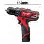 Дриль-шуруповерт MILWAUKEE M12 BDD-202C обертовий момент 30 Нм 4933441915 (+2 акумулятори, зарядний - фото 15