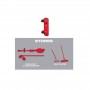 Тримач інструменту MILWAUKEE PACKOUT SINGLE LONG HANDLED STORAGE - фото 7