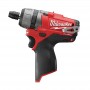 Шурупокрут акумуляторний 1/4 дюйма HEX MILWAUKEE, M12 CD-0, 37Нм