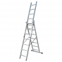 Драбина ELKOP VHR Trend 3x7 алюмінієва, 3 секції, 7 ступенів (37491)