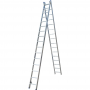 Драбина ELKOP VHR Profi 2x16 алюмінієва, 2 секції, 16 ступенів (37496)