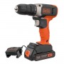 Дриль-шурупокрут акумуляторний BLACK+DECKER BCD001C1 - фото 20