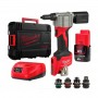 Акумуляторний заклепочник MILWAUKEE M12 BPRT-201X діаметр закл. 2,4-4,8мм 4933464405 (+ заряд.пристр