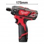 Шуруповерт мом. 30 Нм, MILWAUKEE M12 BD-0 4933441910 - фото 6