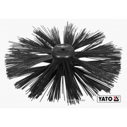 Щітка для очищення каналізації YATO 25 см з нейлона і поліпропіленового ворса до YT-24980 Щітка для очищення каналізації YATO 25 см з нейлона і поліпропіленового ворса до YT-24980