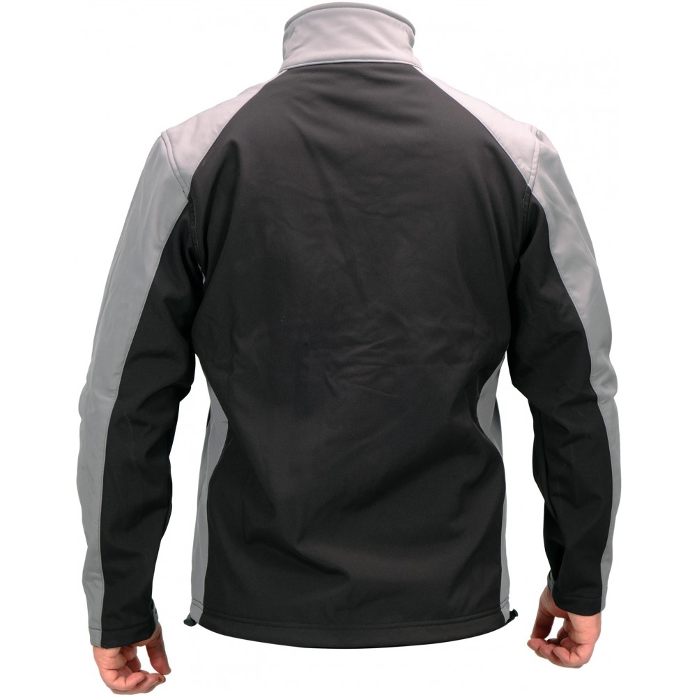 Куртка робоча SOFTSHELL YATO розмір S, чорно-сіра, 3 кишені, 96% поліестер і 4% спандекс - фото 4 Куртка робоча SOFTSHELL YATO розмір S, чорно-сіра, 3 кишені, 96% поліестер і 4% спандекс - фото 4