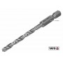 Свердло по металу YATO 4.2 x 75/43 мм HEX-1/4" HSS 6542 для нержавіючої конструктивної легованої сталі