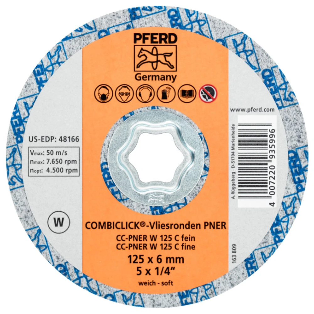 Коло полірувальне Pferd CC-PNER W 125 C fein Коло полірувальне Pferd CC-PNER W 125 C fein