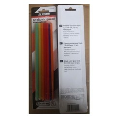 Клейові стрижні Stark 7,2200 мм 12 шт кольорові(525072011)