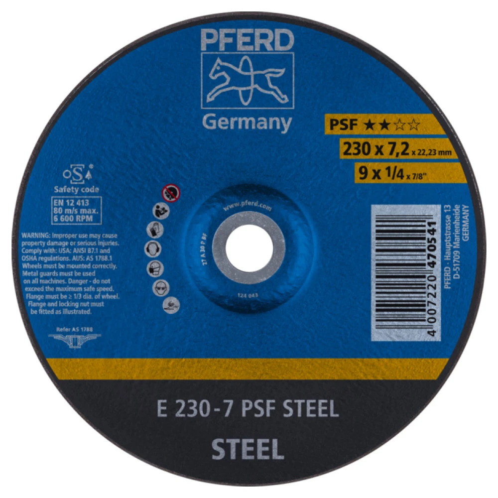 Коло зачистне Pferd 230x7,2x22 Коло зачистне Pferd 230x7,2x22
