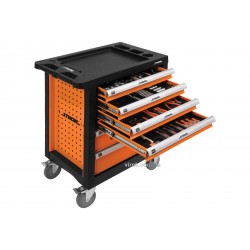 Шафа з інструментами на колесах STHOR 975 х 765 х 465 мм з 6 шухлядами 302 шт Шафа з інструментами на колесах STHOR 975 х 765 х 465 мм з 6 шухлядами 302 шт