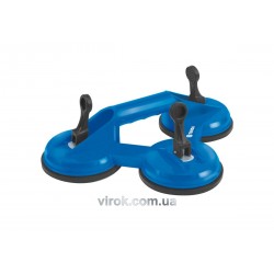 Присоска для скла потрійна VOREL 115 мм 100 кг Присоска для скла потрійна VOREL 115 мм 100 кг