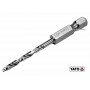 Свердло по металу YATO 3 x 61/31 мм HEX-1/4" HSS 6542 для нержавіючої конструктивної легованої сталі