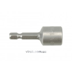 Насадка торцева магнітна YATO HEX-1/4" 12 х 48 мм Насадка торцева магнітна YATO HEX-1/4" 12 х 48 мм