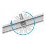 Трап для душу з обертовим сифоном FALA "ROTARY" з нержавіючої сталі 60 x 4 х 5 см