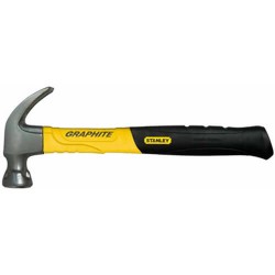 Молоток Graphite Curve Claw з вагою головки 450 г, з загнутим цвяходером STANLEY 1-51-505