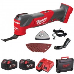 Інструмент багатофунціональний акумуляторний MILWAUKEE M18 FUEL FMT-502X 4933478492 (+ заряд.пристрій, 1 акум., універсальний ад