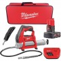 Шприць для змазки MILWAUKEE M12 GG-401B (Li-Ion 4Ач) 4933441675 (+ заряд. пристрій, 1 акум., в сумці