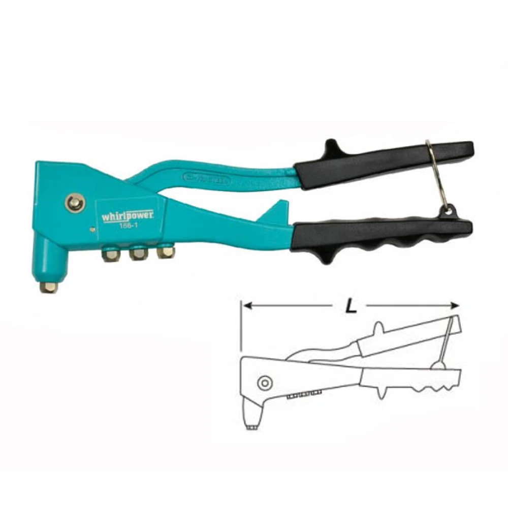 Пістолет заклепувальний важільний Whirlpower 166-1-260 - фото 1 Пістолет заклепувальний важільний Whirlpower 166-1-260 - фото 1