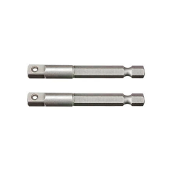 Перехідник з HEX 1/4" на квадрат 1/4" Whirlpower 100 мм 2 од (969-2-21-10014) Перехідник з HEX 1/4" на квадрат 1/4" Whirlpower 100 мм 2 од (969-2-21-10014)