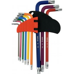 Ключі "TORX" Г-подібні 2-сторонні YATO Т10 - Т50 Ключі "TORX" Г-подібні 2-сторонні YATO Т10 - Т50