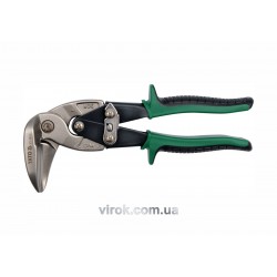 Ножиці по металу вигнуті YATO праві 225 мм