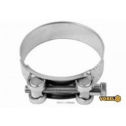 Хомут сталевий оцинкований з гвинтовим затискачем GBS W1 VOREL Ø74-79/24 мм Хомут сталевий оцинкований з гвинтовим затискачем GBS W1 VOREL Ø74-79/24 мм