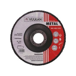 Круг шліфувальний Vulkan 125*22 Р-80 INOX пелюстковий