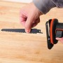 Пила шабельна акумуляторна BLACK+DECKER BDCR18N - фото 4